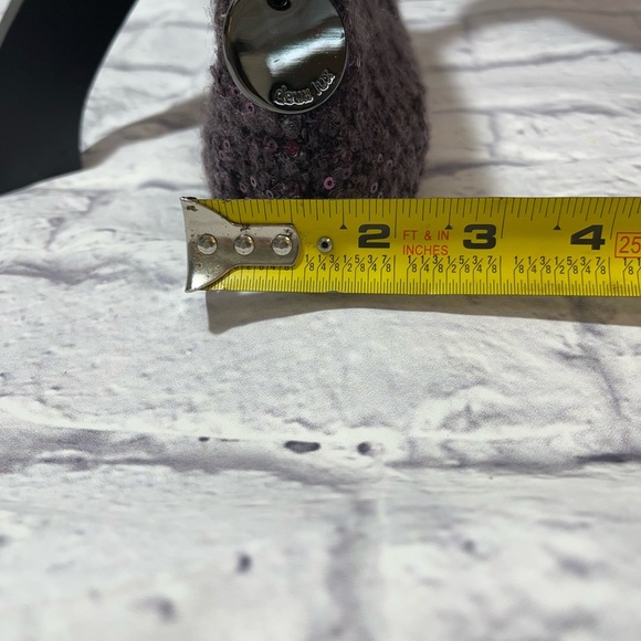 Deux Lux Purple Boiled Wool Sequin Evening‎ Clutch - Picture 9 of 10